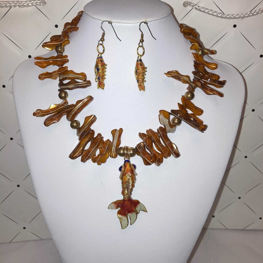 Frangia pearls necklace set ❤️